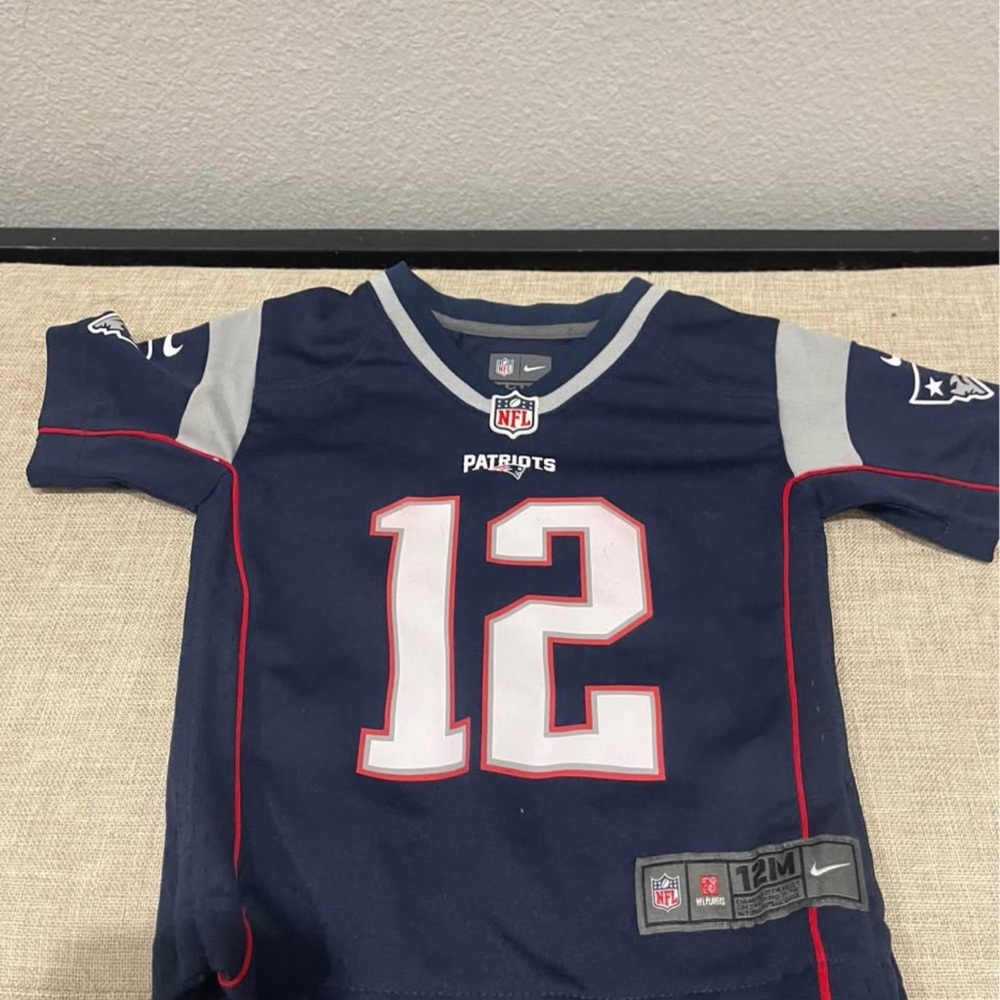 Nike Kids Patriots Navy Blue Jersey